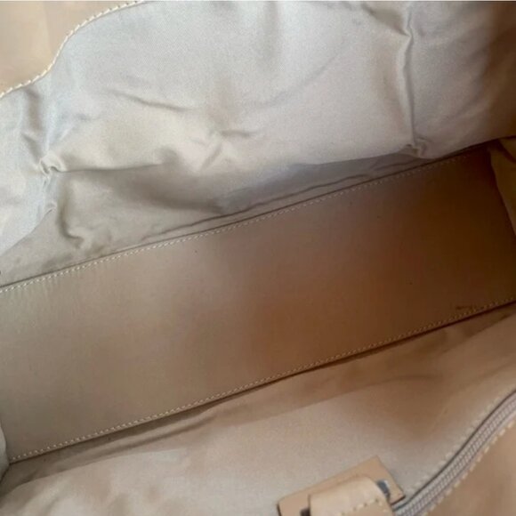 Gucci Vintage Large Logo Monogram Jackie Shoulder Hobo Bag in Beige Cream - Picture 16 of 16